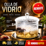 VITRACOOK™  OLLA DE VIDRIO TRANSPARENTE + ENVÍO GRATIS 🎁