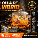 VITRACOOK™  OLLA DE VIDRIO TRANSPARENTE + ENVÍO GRATIS 🎁