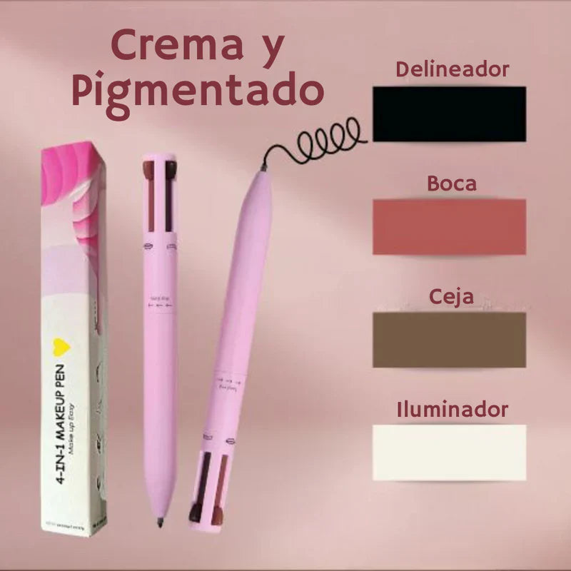 4LINER™ - LÁPIZ DE MAQUILLAJE 4 EN 1 / OFERTA 2 x L 900 + ENVÍO GRATIS📦